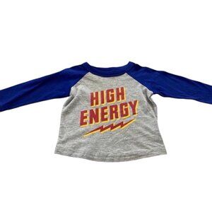 Peek Nikola Tesla High Energy Raglan Long Sleeve Tee Size 3-6 Months
